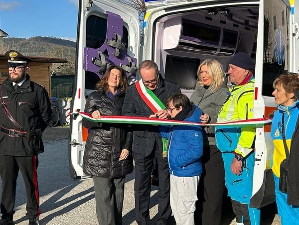 Presentata alla popolazione la nuova ambulanza della  Misericordia di Terontola