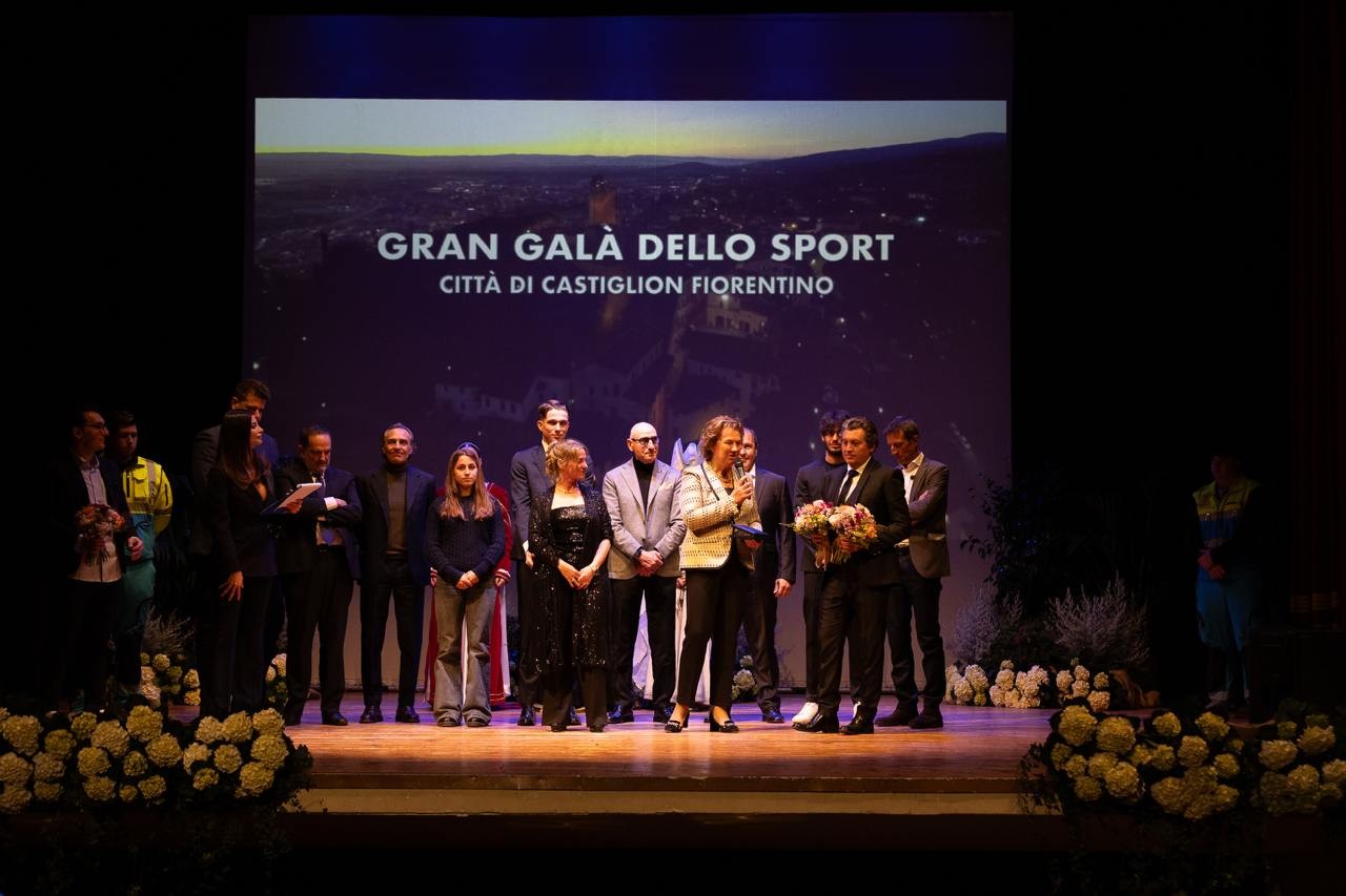 Gran Galà dello Sport, a Castiglion Fiorentino brillano le stelle dello sport