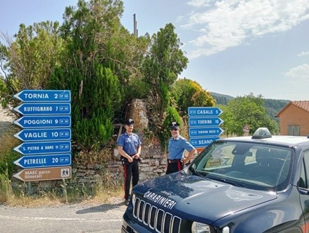 Un grazie ai Carabinieri della Compagnia di Cortona, tutori ed amici della montagna cortonese