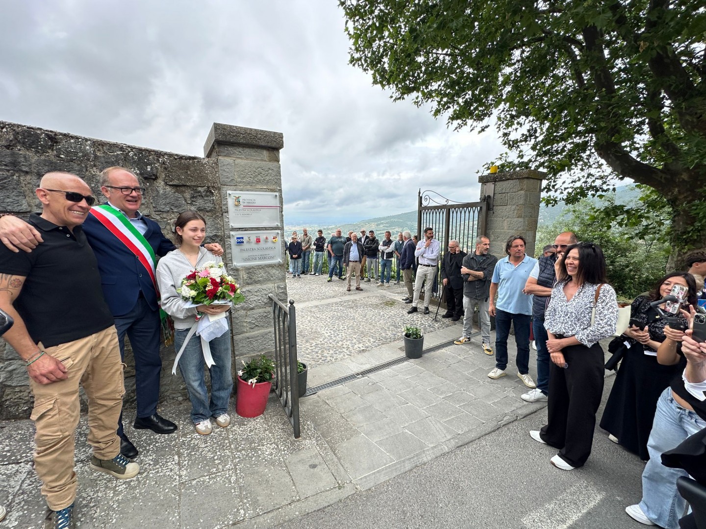Cortona, intitolata a Simone Marconi la palestra dell’istituto Luca Signorelli