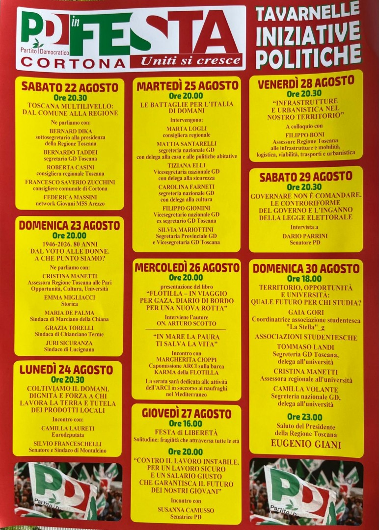 Aperta la Festa PD