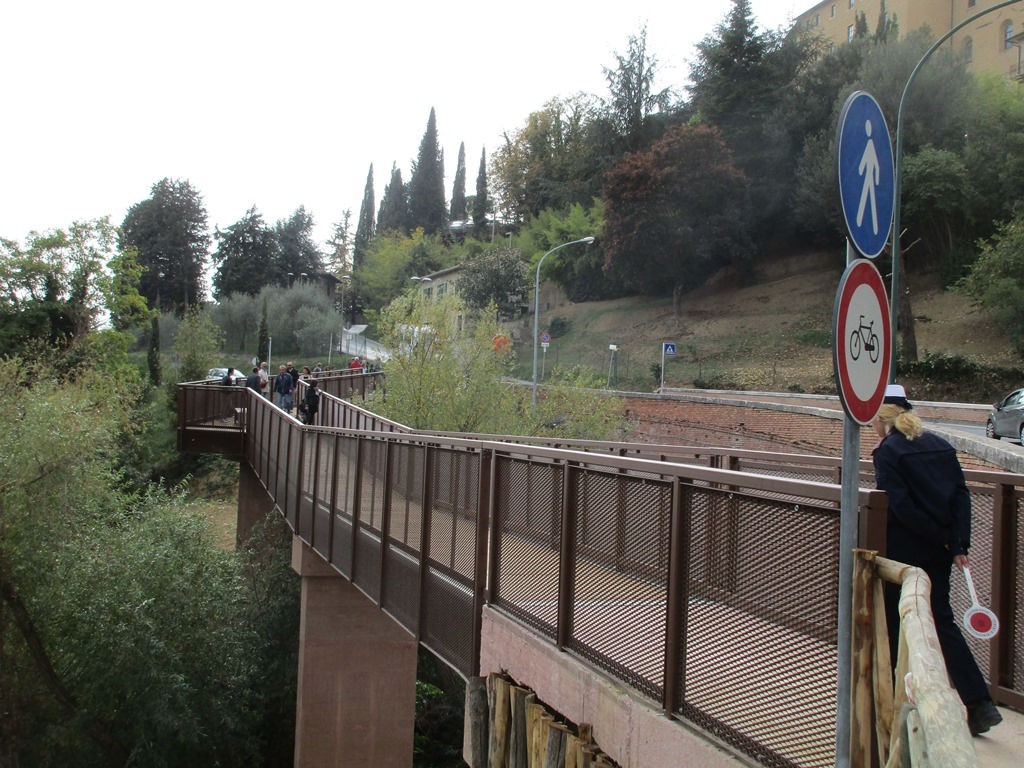 Montepulciano, inaugurata la passerella pedonale delle Fontacce