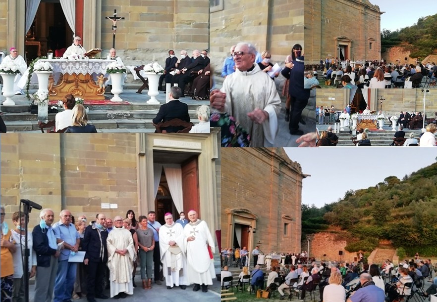 Serata di festa cristiana  per le Nozze di Diamante con la Chiesa di Don Ottorino Capannini