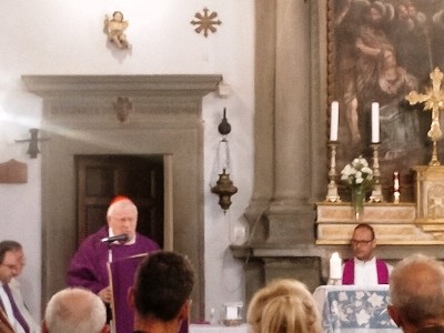 Grande manifestazione di  affetto e di preghiera cristiana di Borgo Ossaia e di Cortona  per Maurizio Lovari