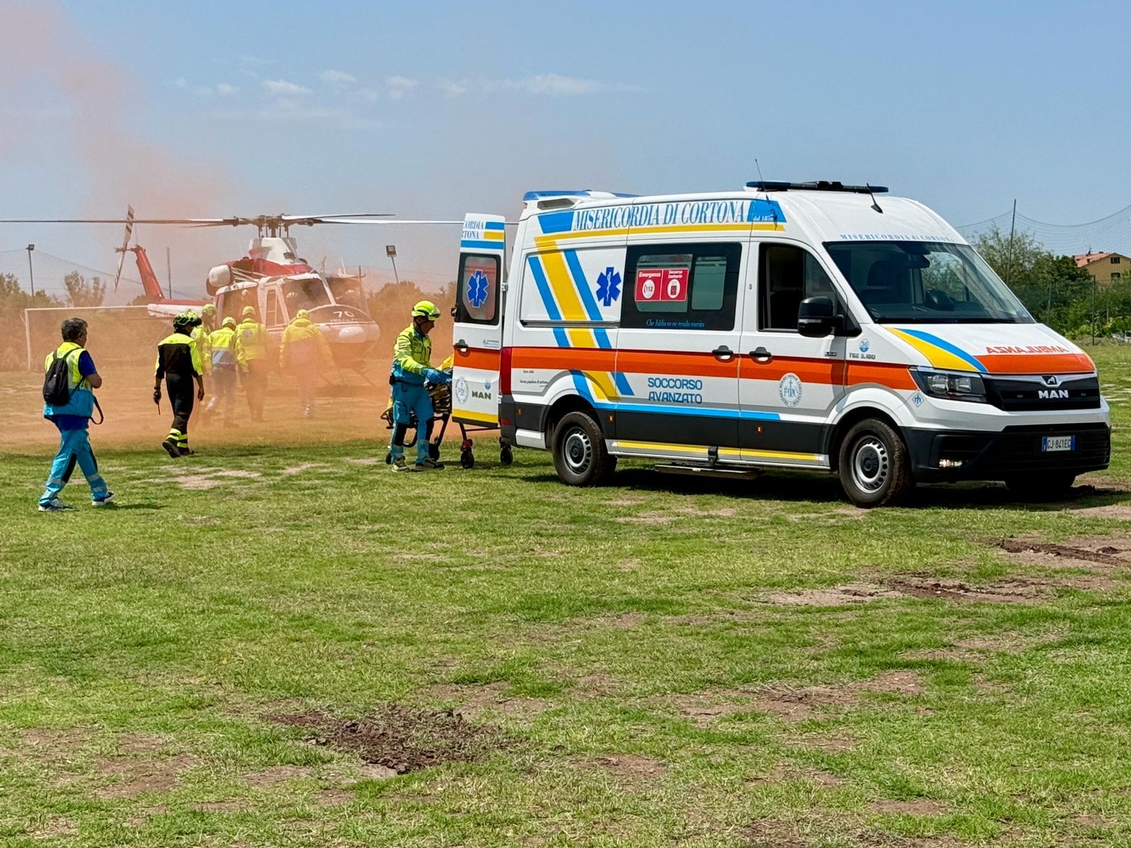 Cortona va in scena l'open day dell'emergenza con oltre 300 studenti protagonisti