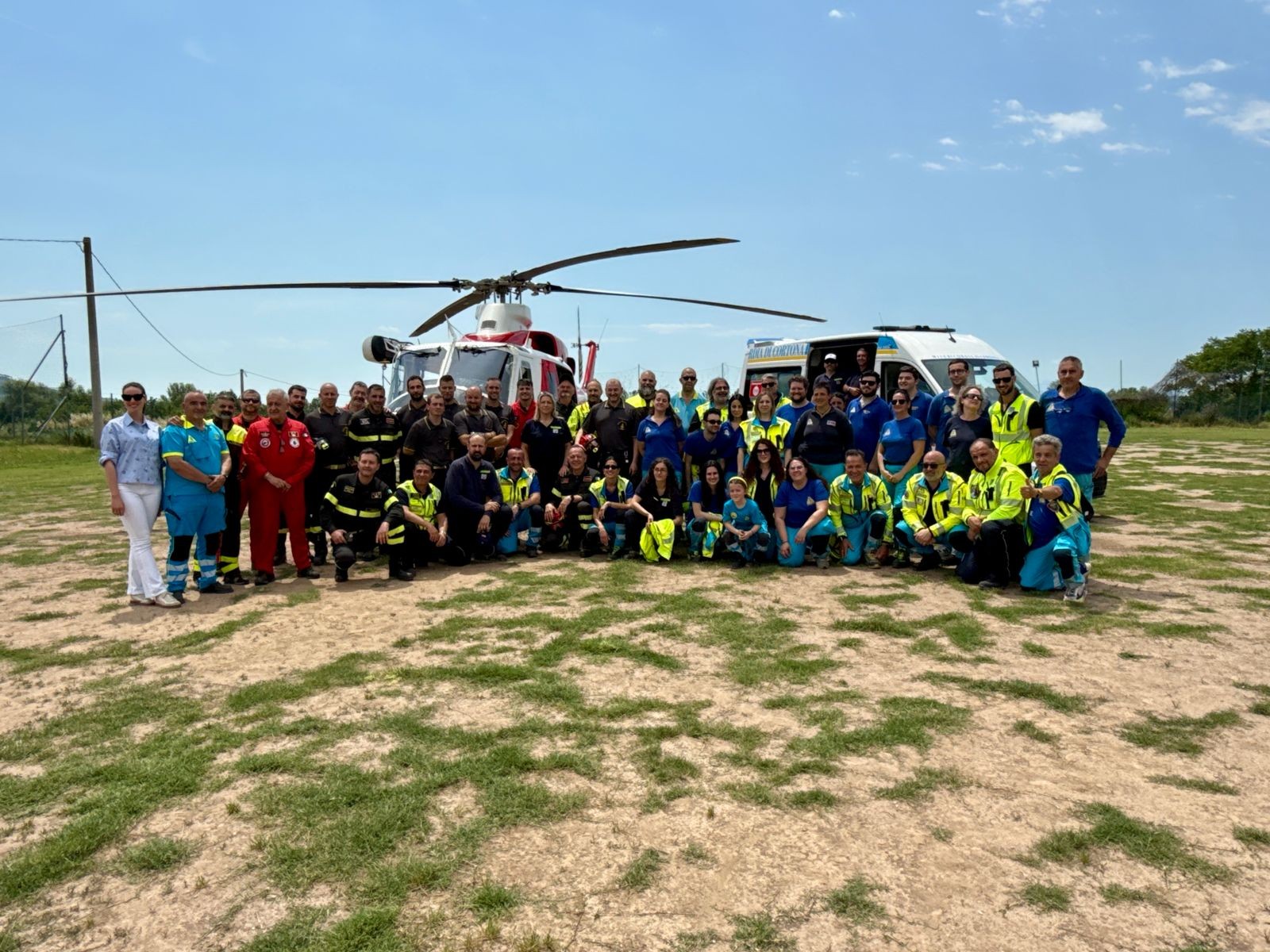 Cortona va in scena l'open day dell'emergenza con oltre 300 studenti protagonisti