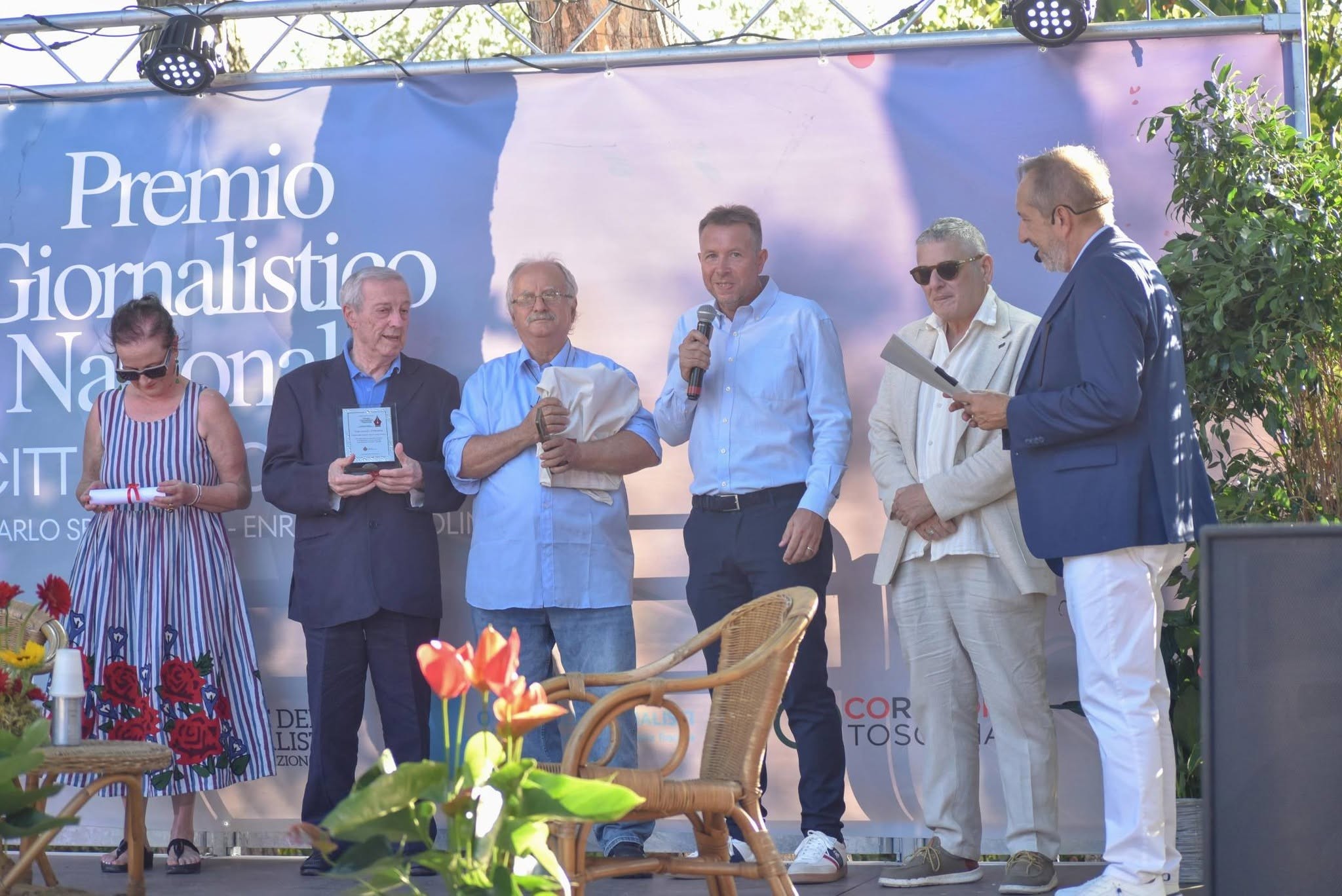 Targa speciale del Premio Giornalistico Città di Foiano a L'Etruria