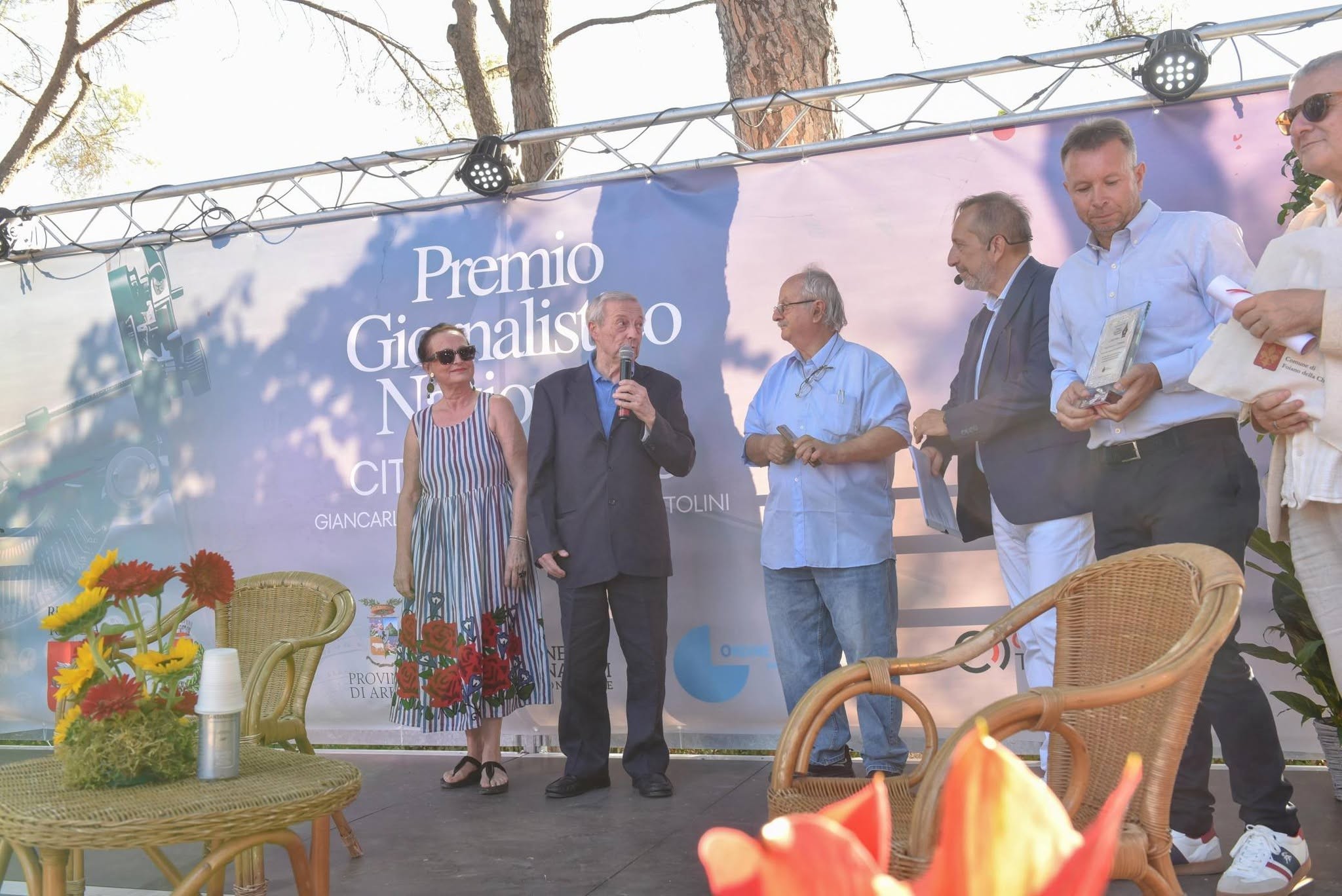 Targa speciale del Premio Giornalistico Città di Foiano a L'Etruria
