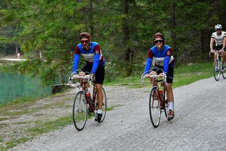 Anche alcuni cortonesi all'Eroica Dolomiti