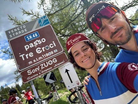 Anche alcuni cortonesi all'Eroica Dolomiti