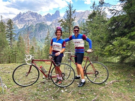 Anche alcuni cortonesi all'Eroica Dolomiti