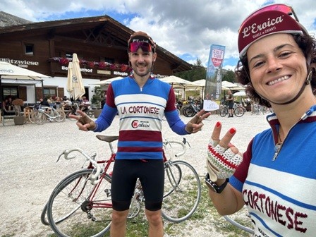 Anche alcuni cortonesi all'Eroica Dolomiti