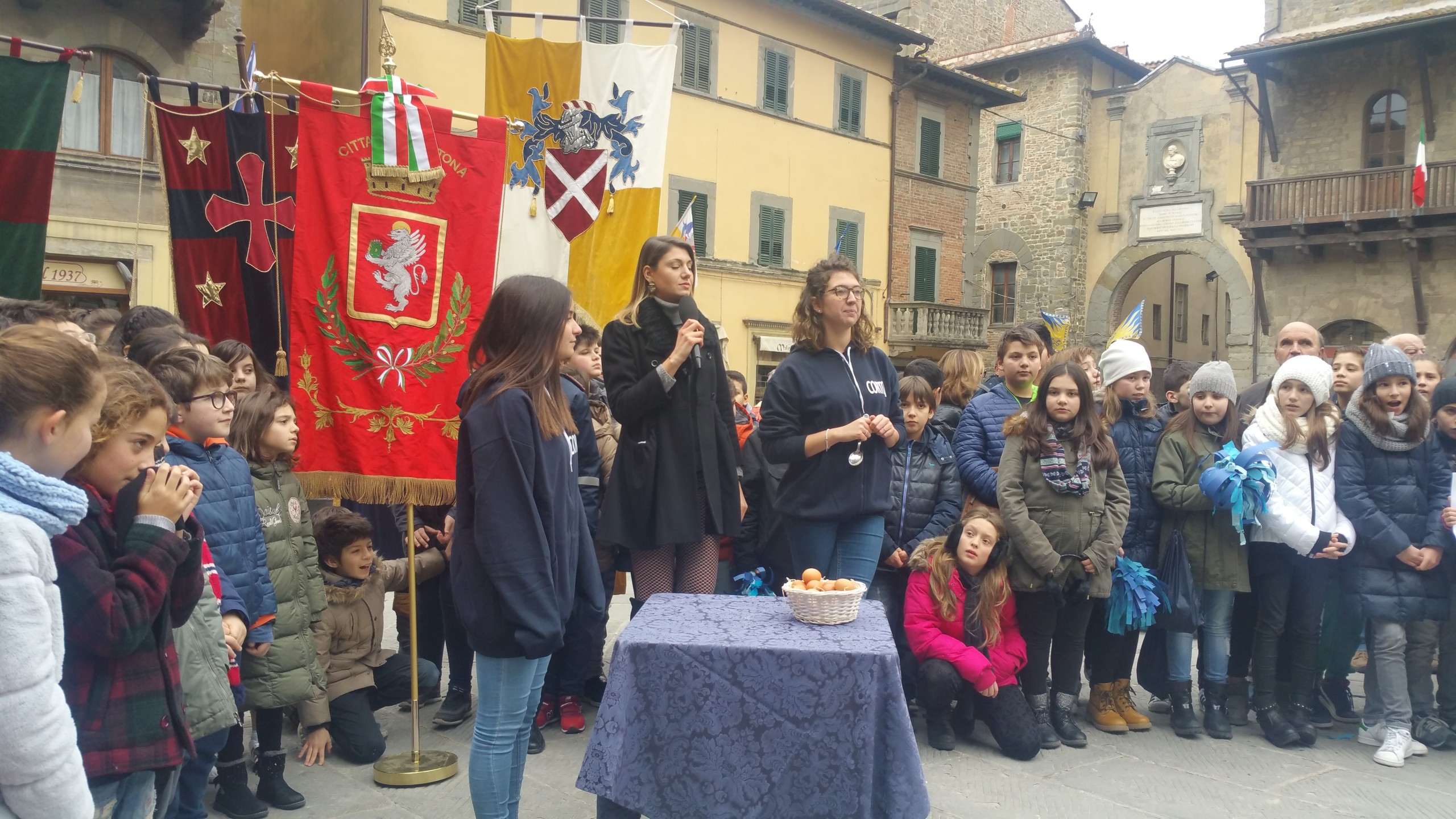 Mezzogiorno in Famiglia a Cortona - Le foto del dietro le quinte