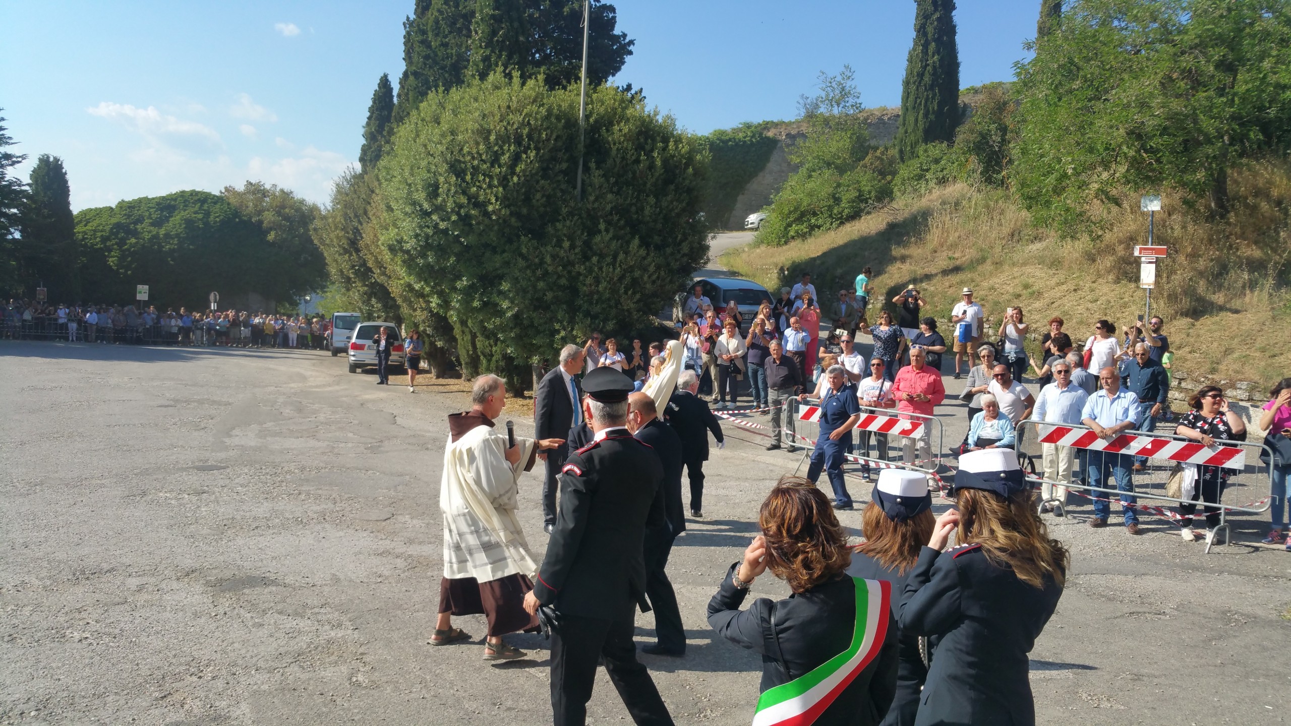 La Madonnina di Fatima è arrivata a Cortona - TUTTE LE FOTO