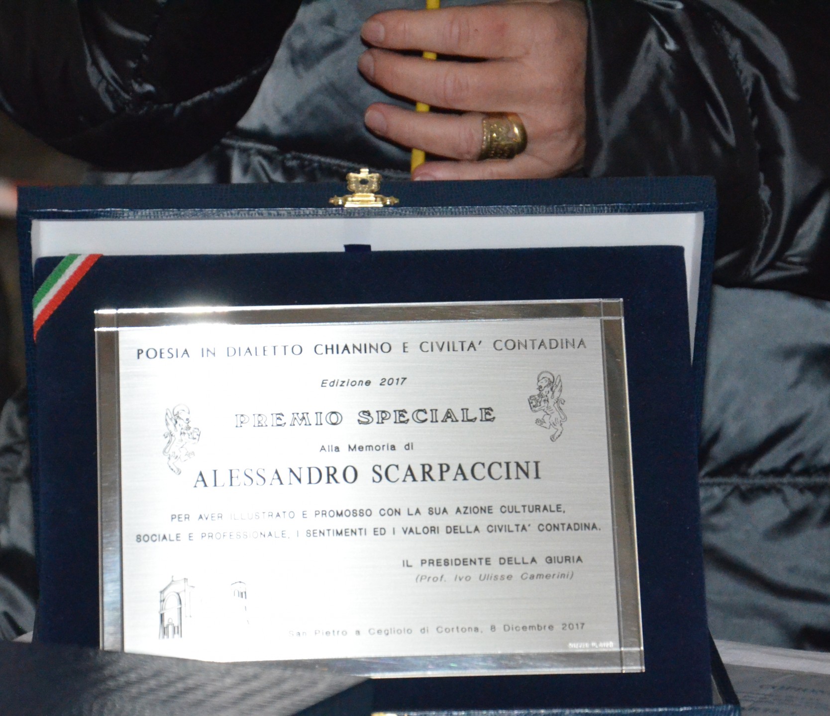 Consegnato il Premio Speciale Civiltà Contadina a Francesca Basanieri