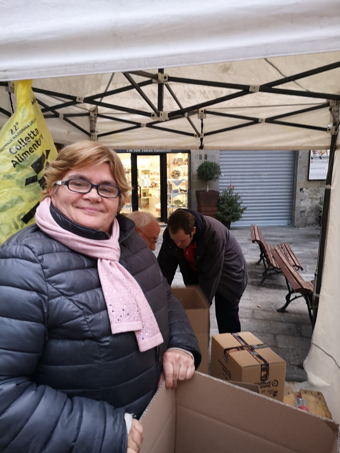 Banco Alimentare 2018 a Cortona- successo dell'iniziativa