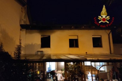 Incendio in una abitazione di Castiglion Fiorentino