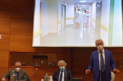San Donato: 101 letti dedicati ai pazienti Covid  e Giani annuncia che la ristrutturazione dell'ospedale aretino è tra le 5 priorità della sanità toscana