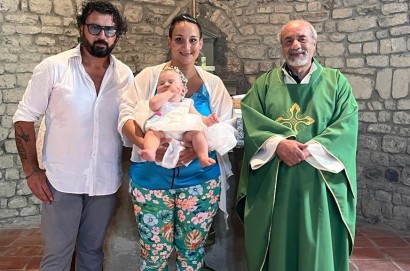 Falzano : Battesimo di Azzurra Esposito