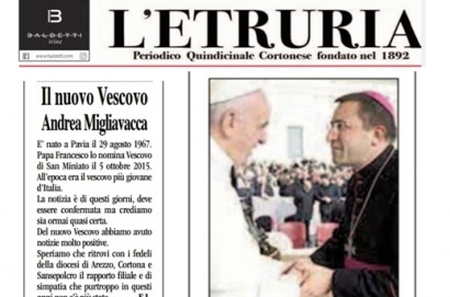 Mons. Andrea Migliavacca è il nuovo vescovo di Arezzo-Cortona-Sansepolcro