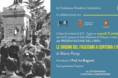 Presentazione del libro "Le origini del fascismo a Cortona (1919 - 1925) di Mario Parigi