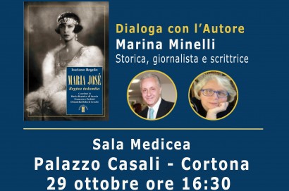 A Cortona la presentazione del libro «Mario José, regina indomita» di Luciano Regolo