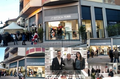 L’Ottica Ferri apre a Camucia un nuovo mega-negozio