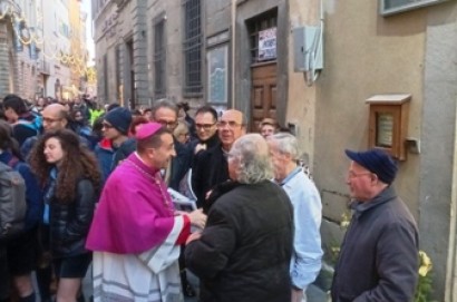 Il vescovo Andrea ha incontrato i giornalisti aretini