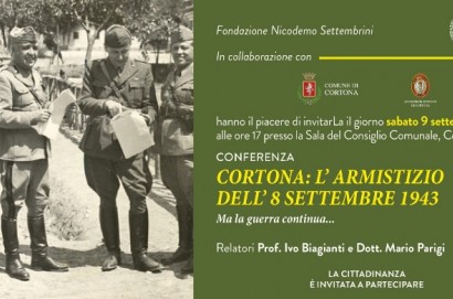 Cortona : l'armistizio dell'otto settembre 1943