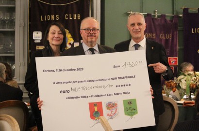 Lions della Valdichiana uniti nel progetto “Casa Marta” per il Meyer e a sostegno degli alluvionati dell'Emilia-Romagna