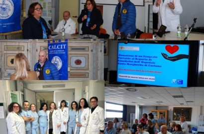 Il Calcit Valdichiana ha donato un  Ecografo per la Dialisi dell’ospedale della Fratta.