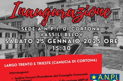 L’ Anpi di Cortona inaugura la sua sede intitolata a Vassili Belov