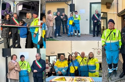 Presentata alla popolazione la nuova ambulanza della  Misericordia di Terontola