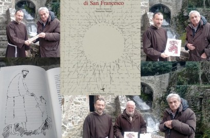 Il giudice Mario Federici dona un libro raro alla Biblioteca dei Cappuccini di Cortona