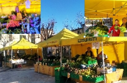 Mercatino del lunedì a Camucia 