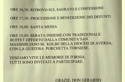 Tornia: festa del Santo Patrono e memoria storica novecentesca