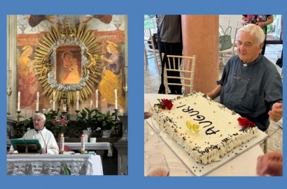 Calcinaio: la bella festa per il parroco don Ottorino Cosimi