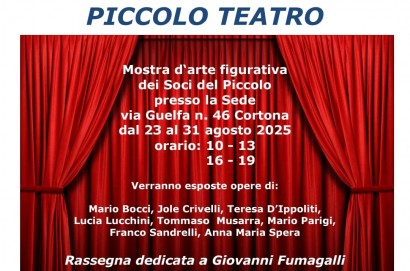 Pittori e scultori in mostra al Piccolo Teatro