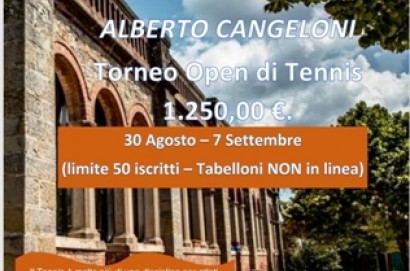 Tennis : parte oggi il 5° Memorial Cangeloni