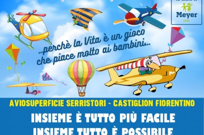“In volo per il Meyer”: il cielo di Castiglion Fiorentino per i bambini dell’ospedale pediatrico