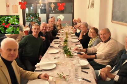 La cena natalizia dei volontari della Misericordia di Terontola