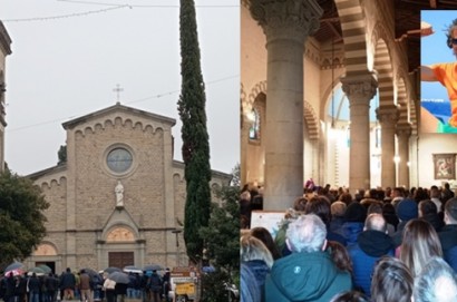 L' addio di Camucia e Cortona a Daniele Lattanzi