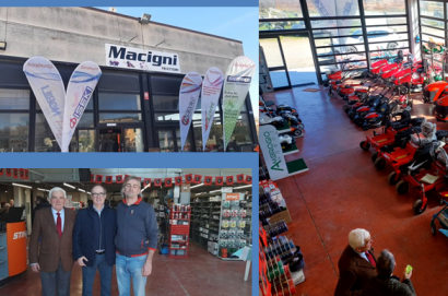 Macigni apre il  negozio sulla Statale 71