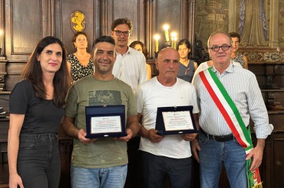 Cortona, un riconoscimento per meriti sportivi a Marco Castelli e Adriano Meacci