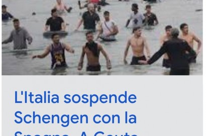 Sulla decisione di sospendere Schengen tra Italia e Spagna