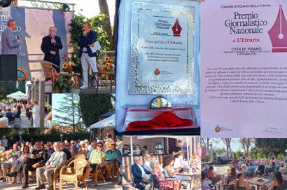 Targa speciale del Premio Giornalistico Città di Foiano a L'Etruria