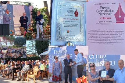 Targa speciale del Premio Giornalistico Città di Foiano a L'Etruria