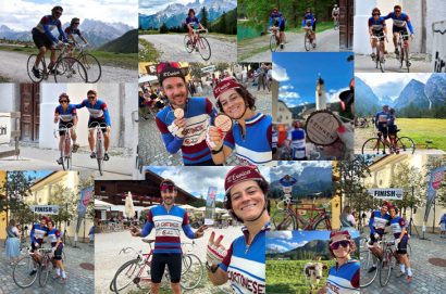 Anche due cortonesi all'Eroica Dolomiti