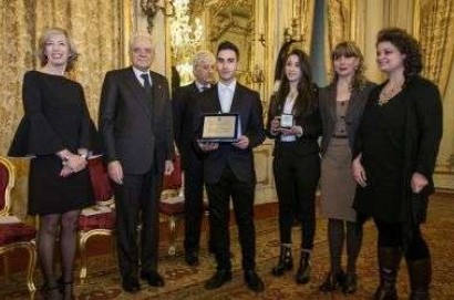 Studente di Cortona premiato al Quirinale dal Presidente della Repubblica Sergio Mattarella