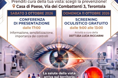 Giornate della Prevenzione del Glaucoma - Il Rotary Club Cortona Valdichiana invita la Popolazione a Terontola